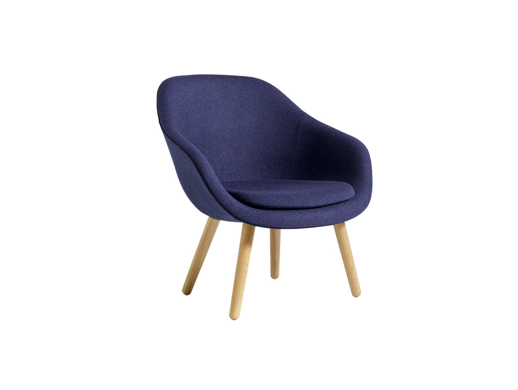 About A Lounge Chair - AAL 82 by HAY / Divina MD 783 / Lacquered Oak Base