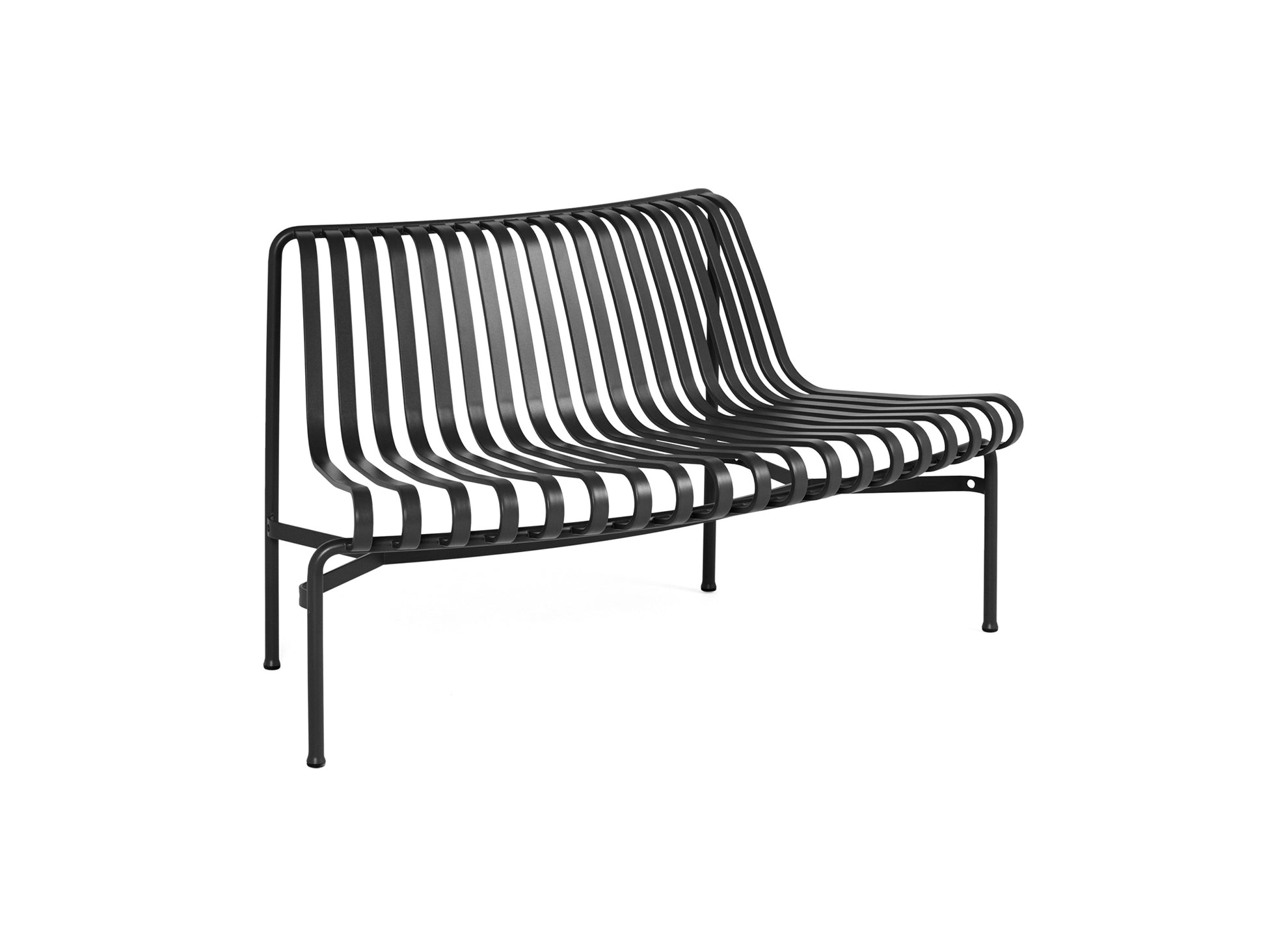 Palissade Park Dining Bench Add Ons by HAY - Outward Facing / Anthracite