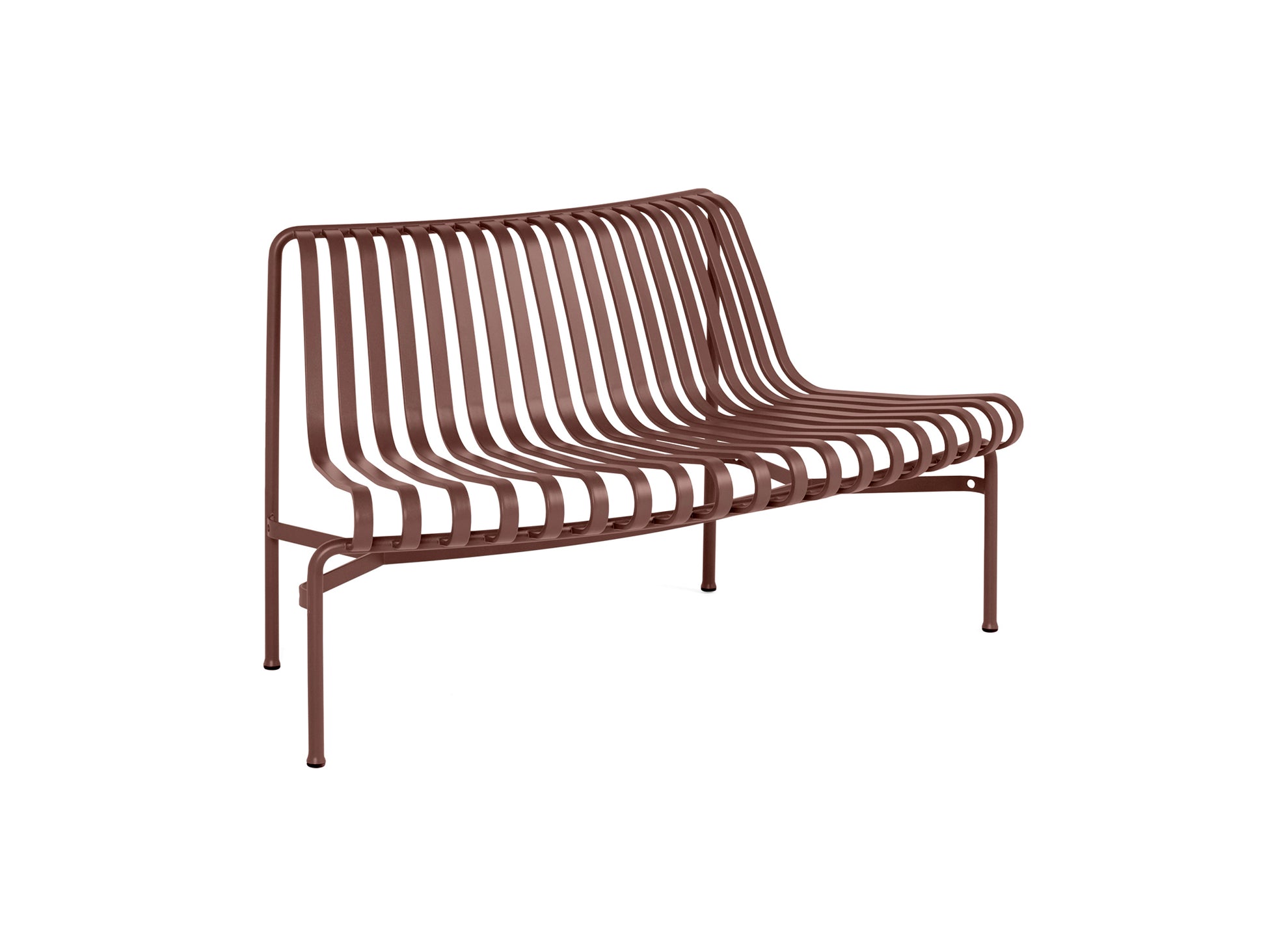 Palissade Park Dining Bench Add Ons by HAY - Outward Facing / Iron Red