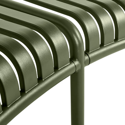 Palissade Park Bench by HAY - Olive