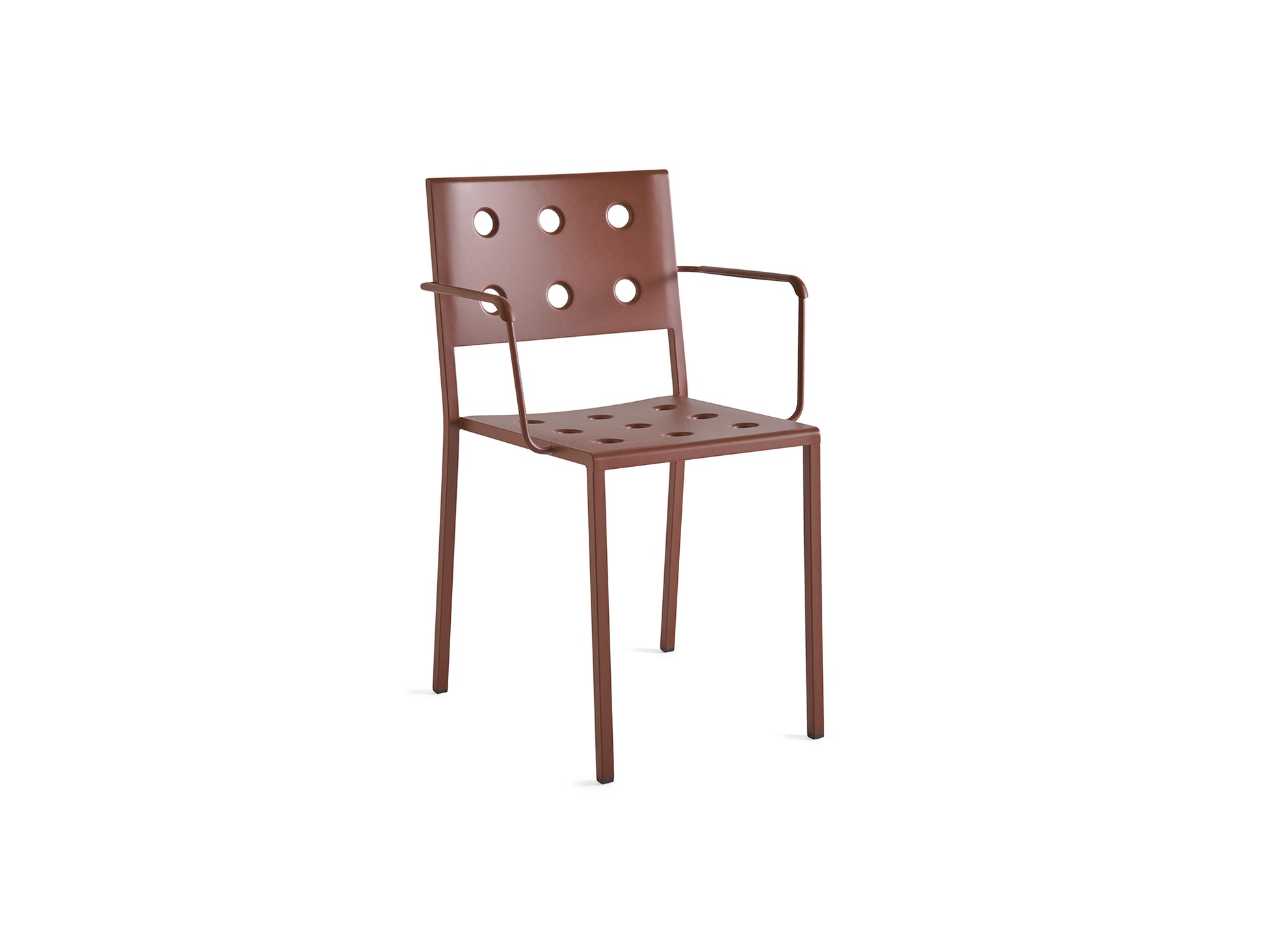 Balcony Dining Armchair by HAY - Iron Red