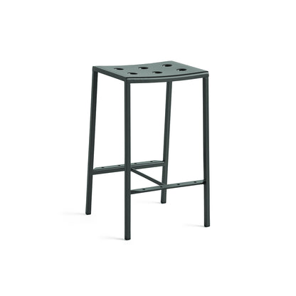 Balcony Outdoor Bar Stool Low by HAY - Dark Forest