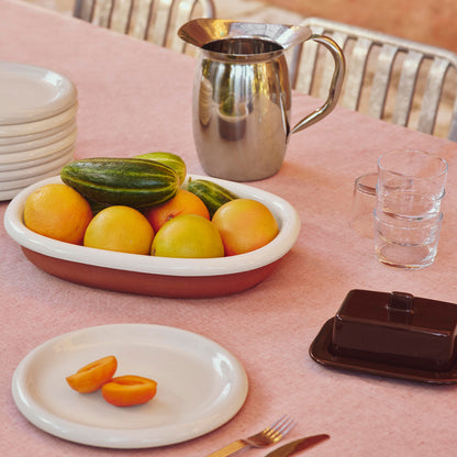Barro Oval Dish by HAY - Off White