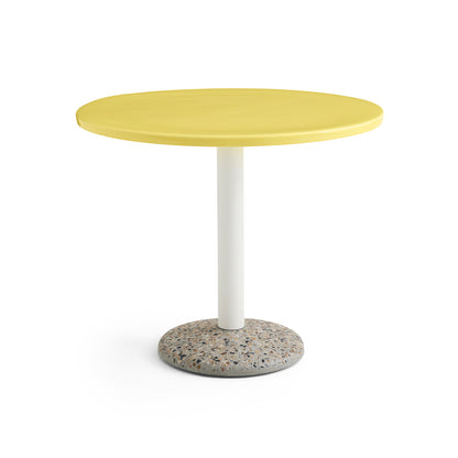 Ceramic Table by HAY - D90 cm / Bright Yellow