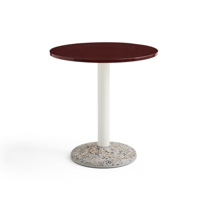 Ceramic Table by HAY - D70 cm / Bordeaux 