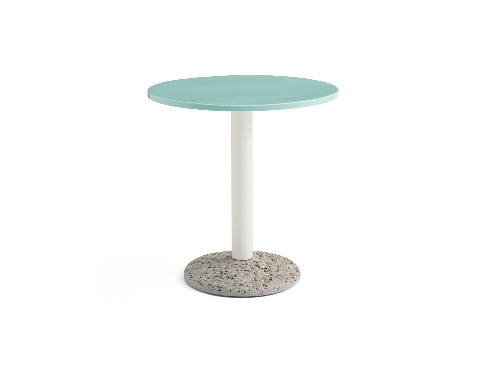 Ceramic Table by HAY - D70 cm / Light Mint