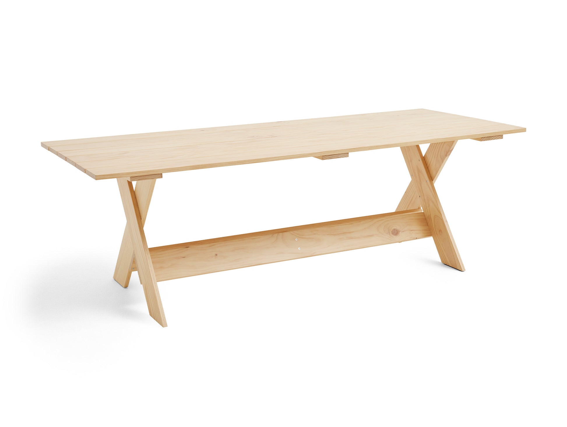Crate Dining Table by HAY - Length: 230 cm / Lacquered Pinewood