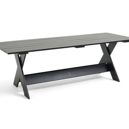 Crate Dining Table by HAY - Length: 230 cm / Black Lacquered Pinewood