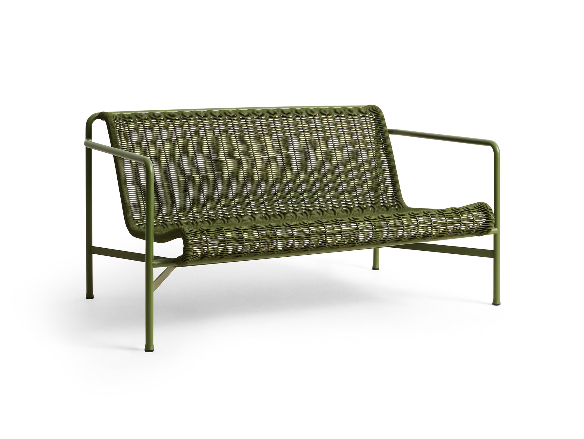 Palissade Cord Lounge Sofa by HAY - Olive Cord