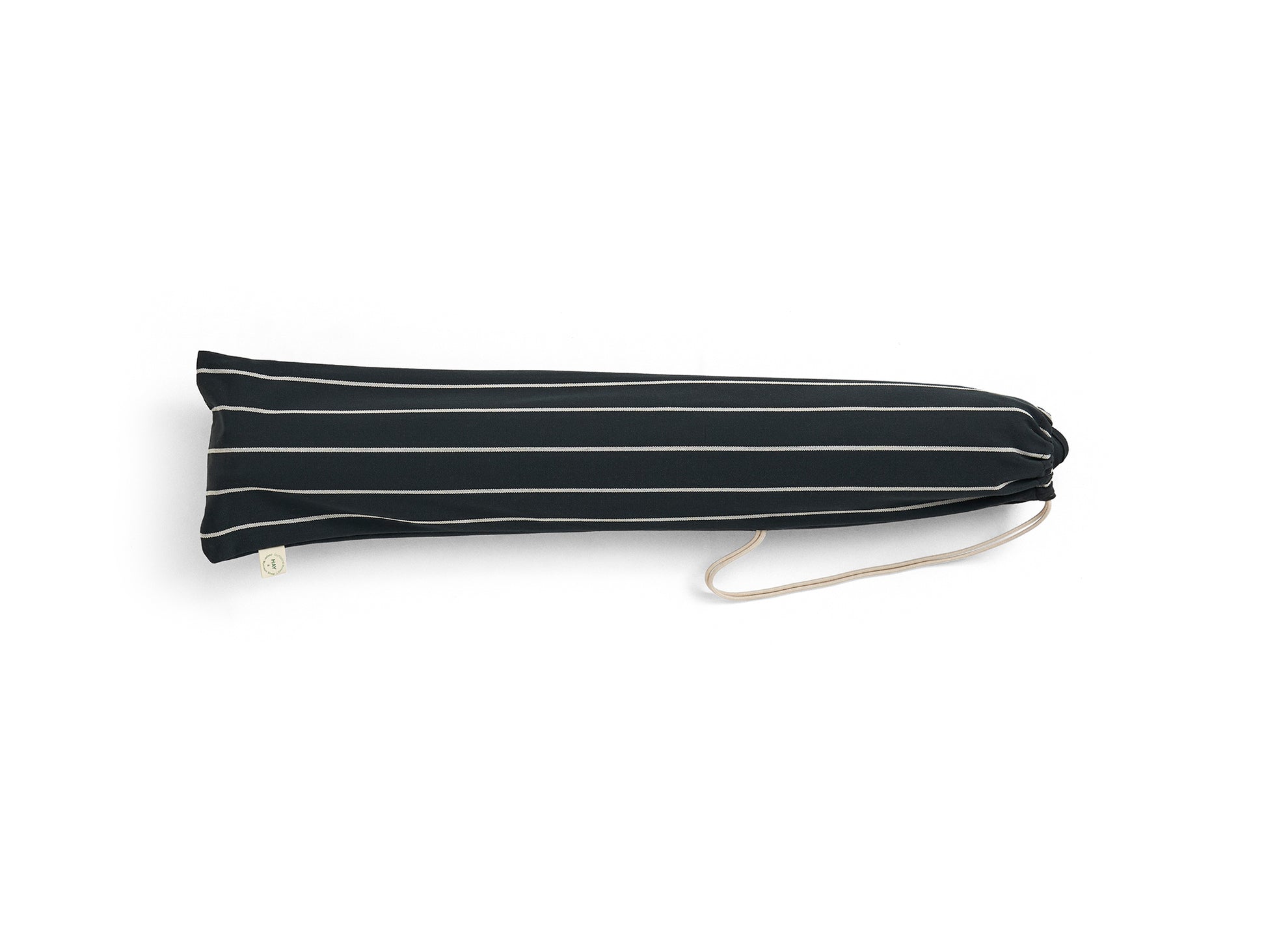 Outdoor Market Hammock by HAY - Black with Beige Stripe
