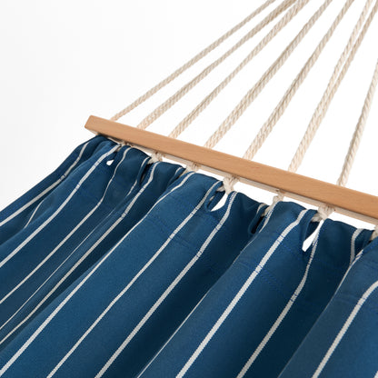 Outdoor Market Hammock by HAY - Blue with Beige Stripe