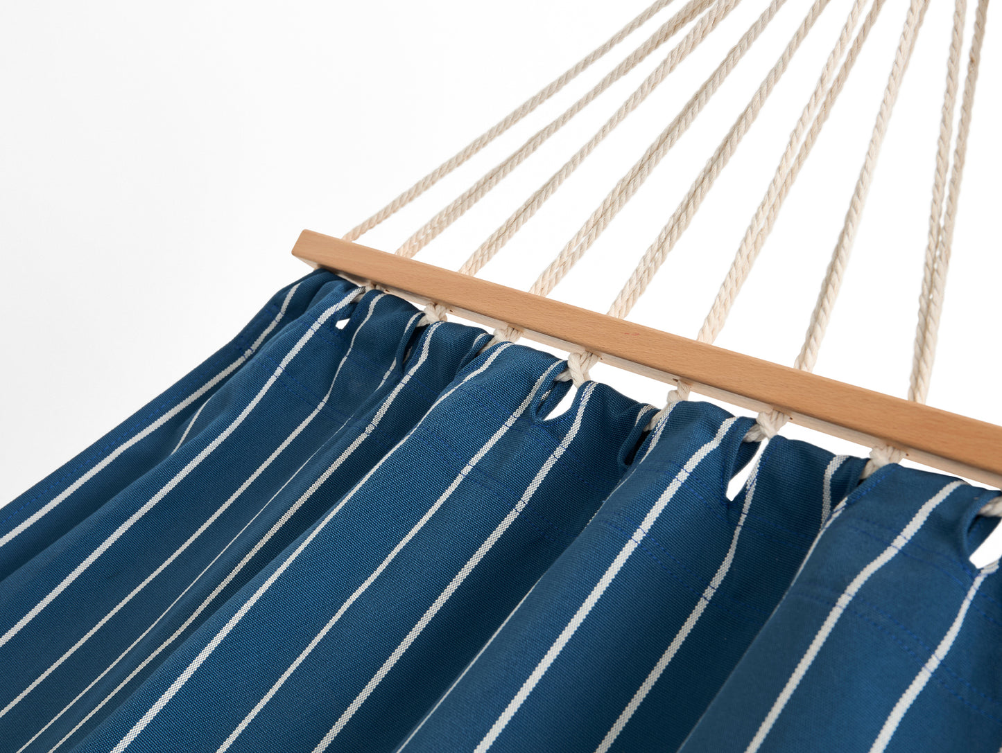 Outdoor Market Hammock by HAY - Blue with Beige Stripe