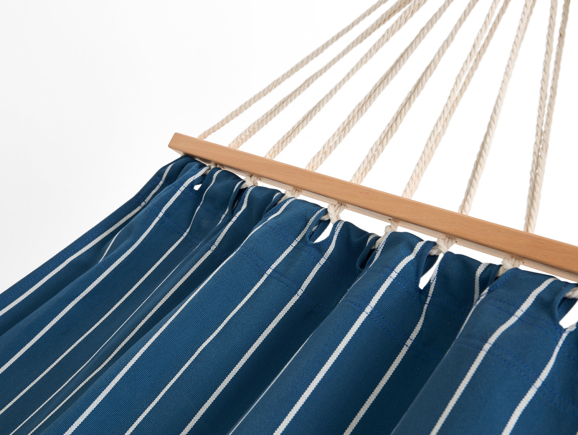 Outdoor Market Hammock by HAY - Blue with Beige Stripe