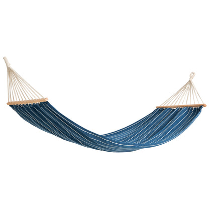 Outdoor Market Hammock by HAY - Blue with Beige Stripe