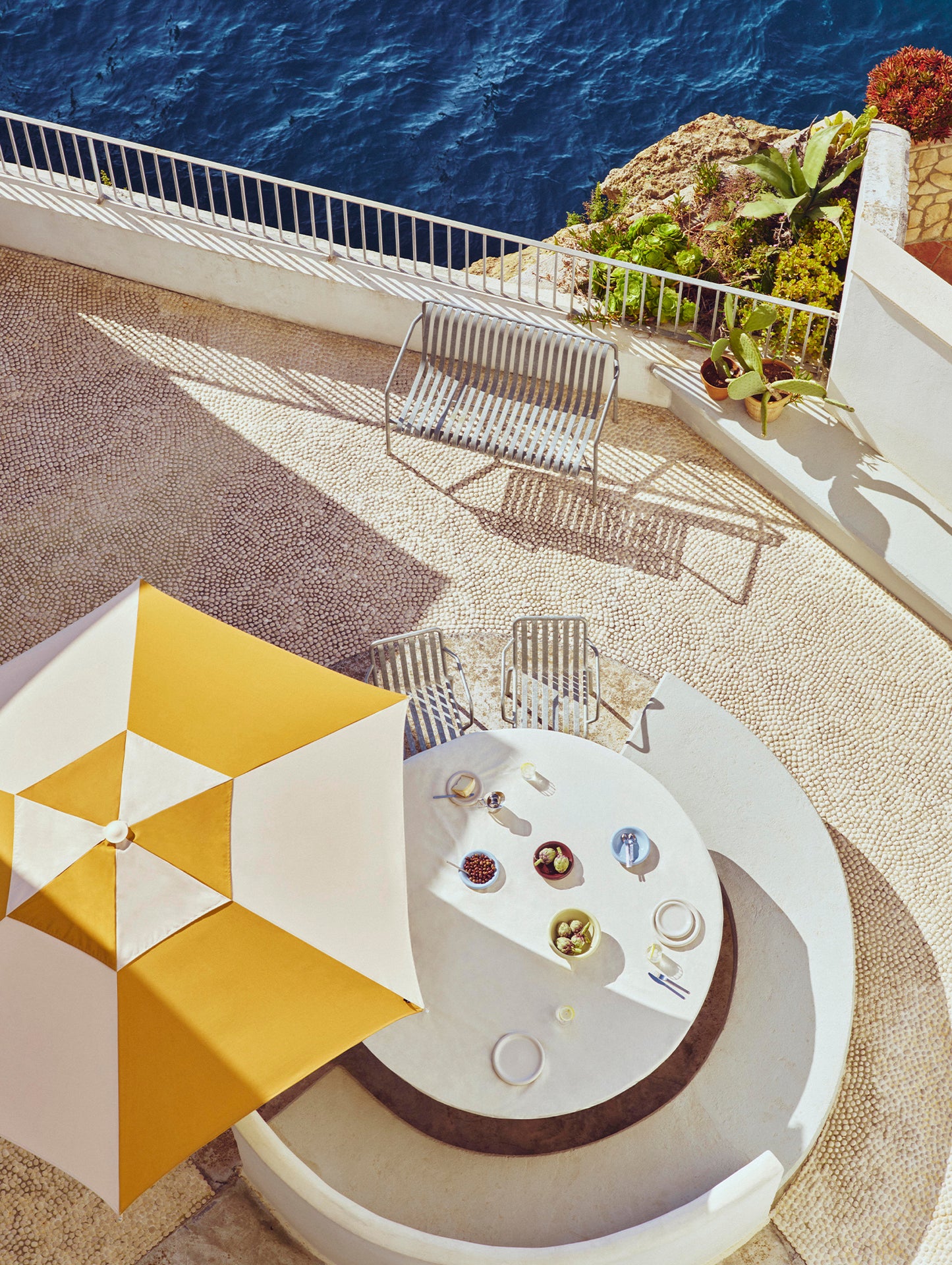 Palissade Armchair by HAY - Galvanised