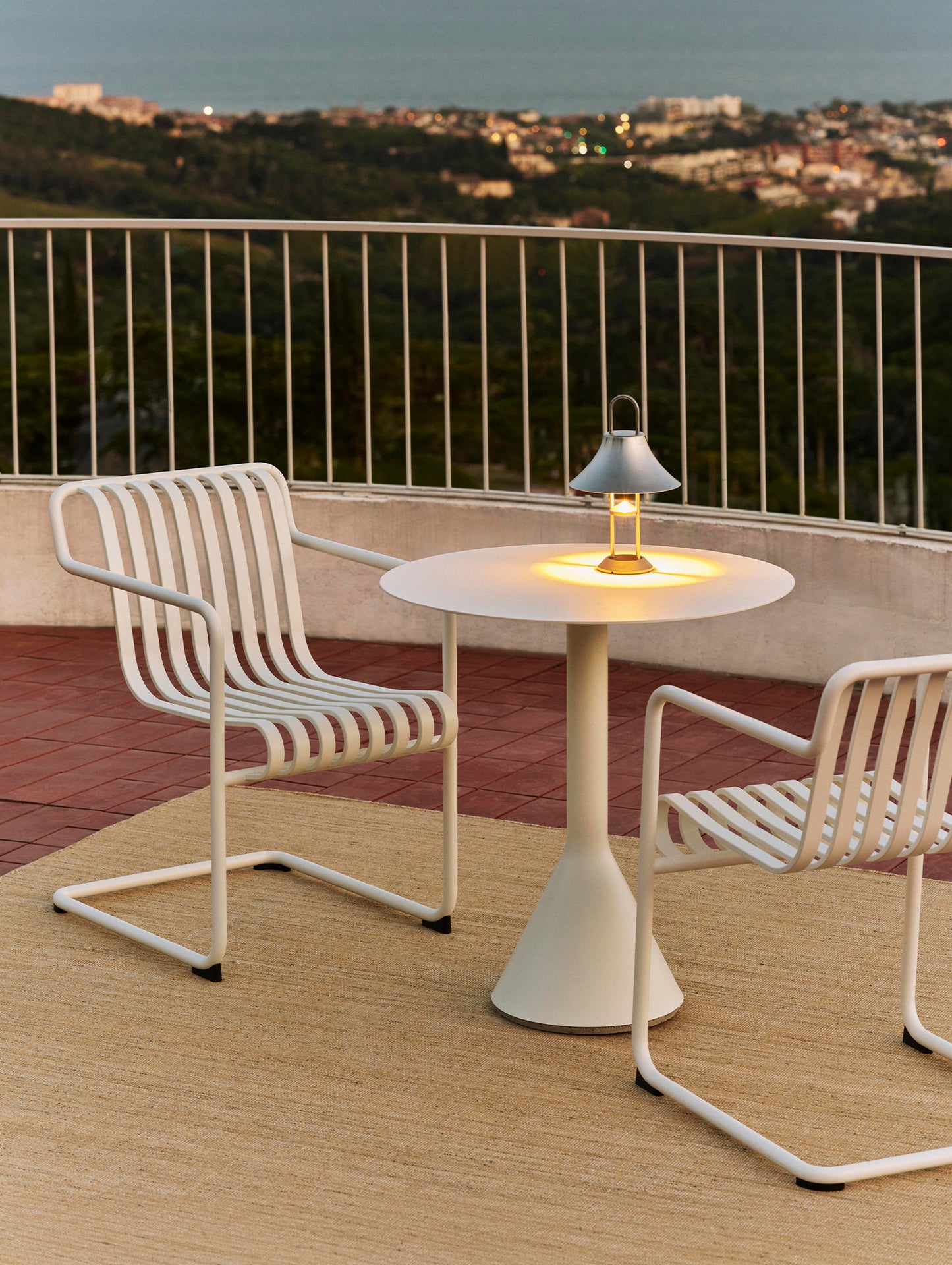 Palissade Cantilever Dining Armchair by HAY - Cream White