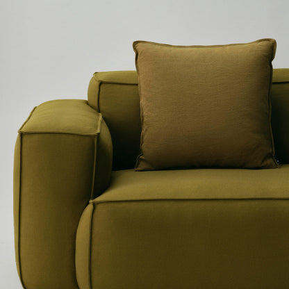 Mags Soft 3 Seater Sofa (Low Armrest) with Removable Cover by HAY - Steelcut 985