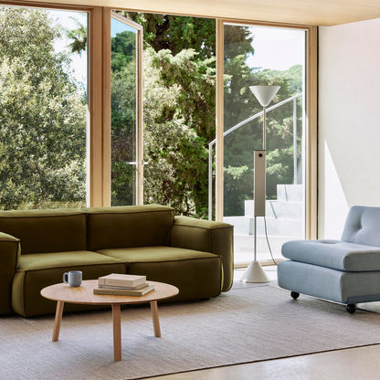 Mags Soft 2.5 Seater Sofa (Low Armrest) with Removable Cover by HAY - Combination 1 / Steelcut 985