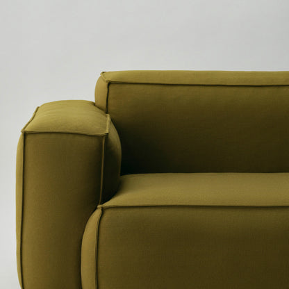 Mags Soft 3 Seater Sofa (Low Armrest) with Removable Cover by HAY - Steelcut 985