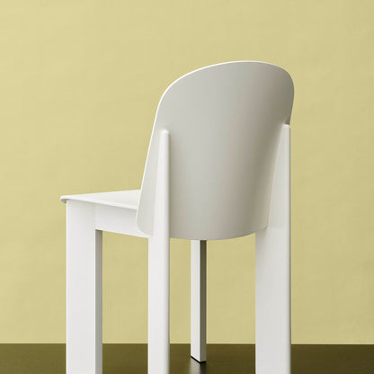 Chisel 65 Chair by HAY - Cream White Lacquered Oak