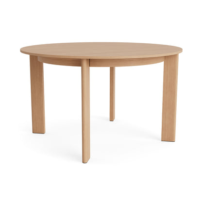 Chisel 25 Table Round by HAY - D127cm  /  Lacquered Oak Veneer