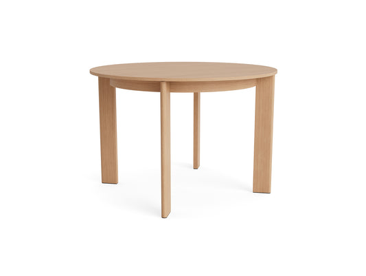 Chisel 25 Table Round by HAY - D110 cm  /  Lacquered Oak Veneer