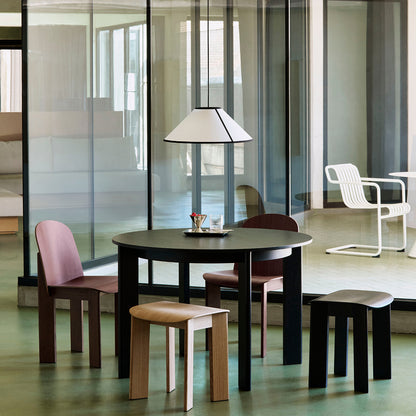 Chisel 65 Chair by HAY - Dark Bordeaux Lacquered Oak