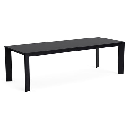 Chisel 30 Table Rectangular by HAY -  L250 / Black Lacquered Oak Veneer