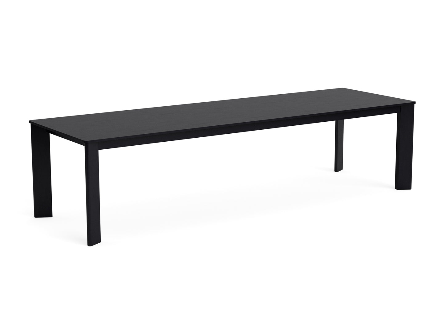 Chisel 30 Table Rectangular by HAY -  L300 / Black Lacquered Oak Veneer