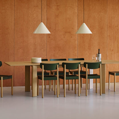 Chisel 630 Table  Rectangular by HAY - Lacquered Oak Veneer