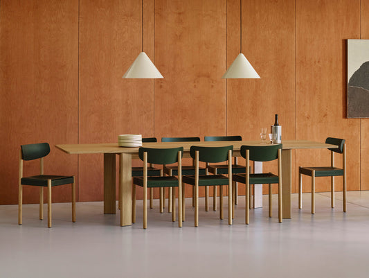 Chisel 630 Table  Rectangular by HAY - Lacquered Oak Veneer