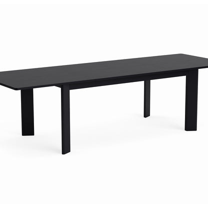 Chisel 630 Table  Rectangular by HAY - Black Lacquered Oak Veneer
