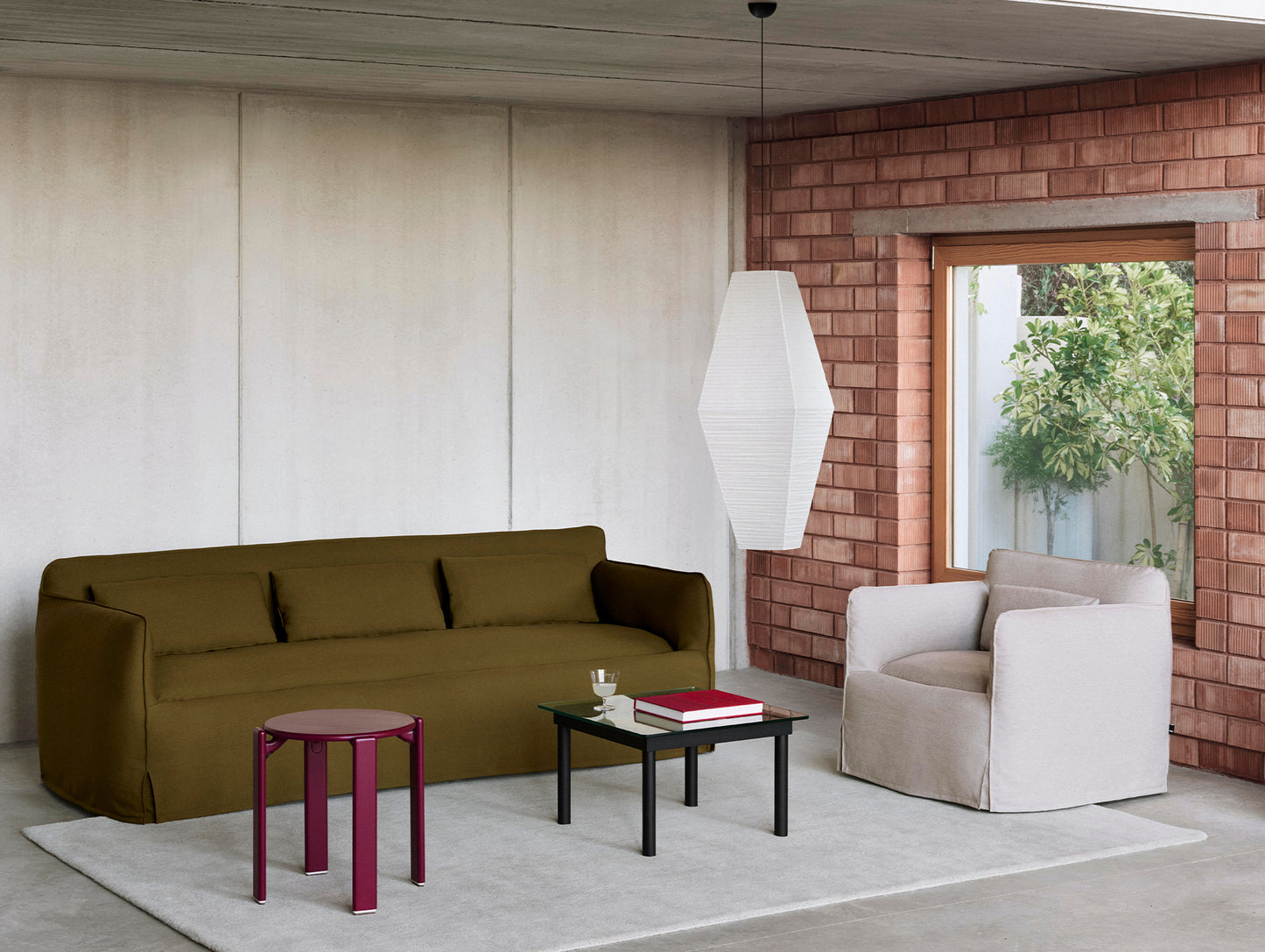 Mimi 1-Seater Sofa by HAY - Steelcut 985