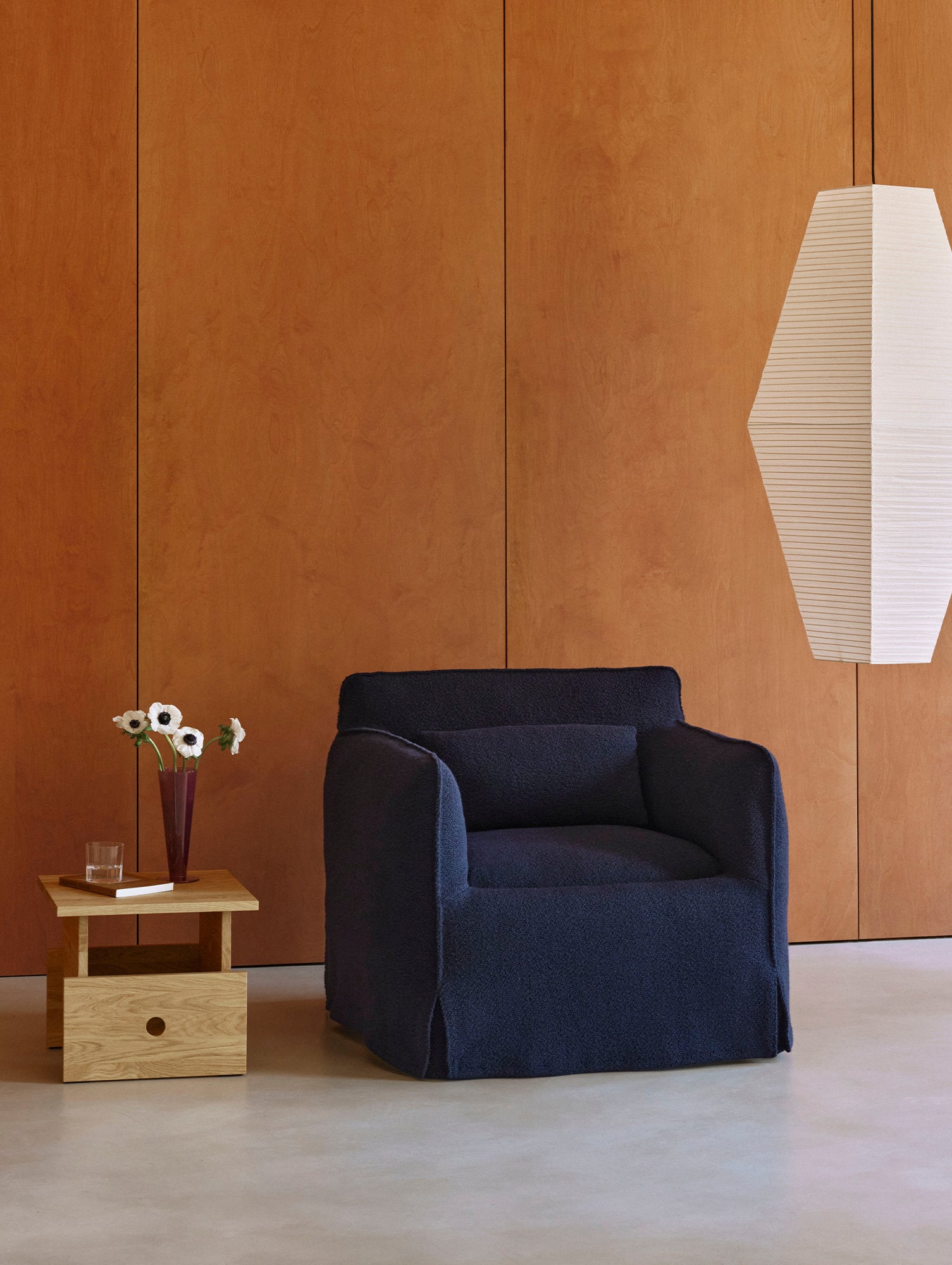 Mimi 1-Seater Sofa by HAY - Turf Blue Black