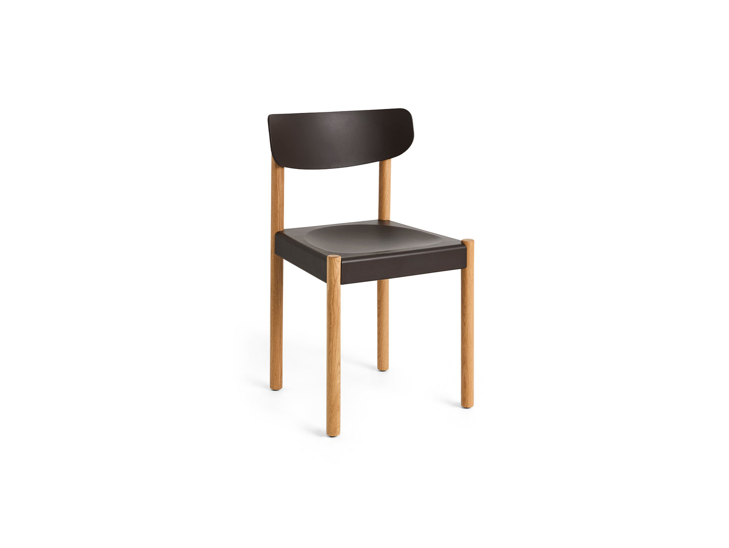 Pack Chair 10 by HAY - Graphite Brown / Oiled Oak
