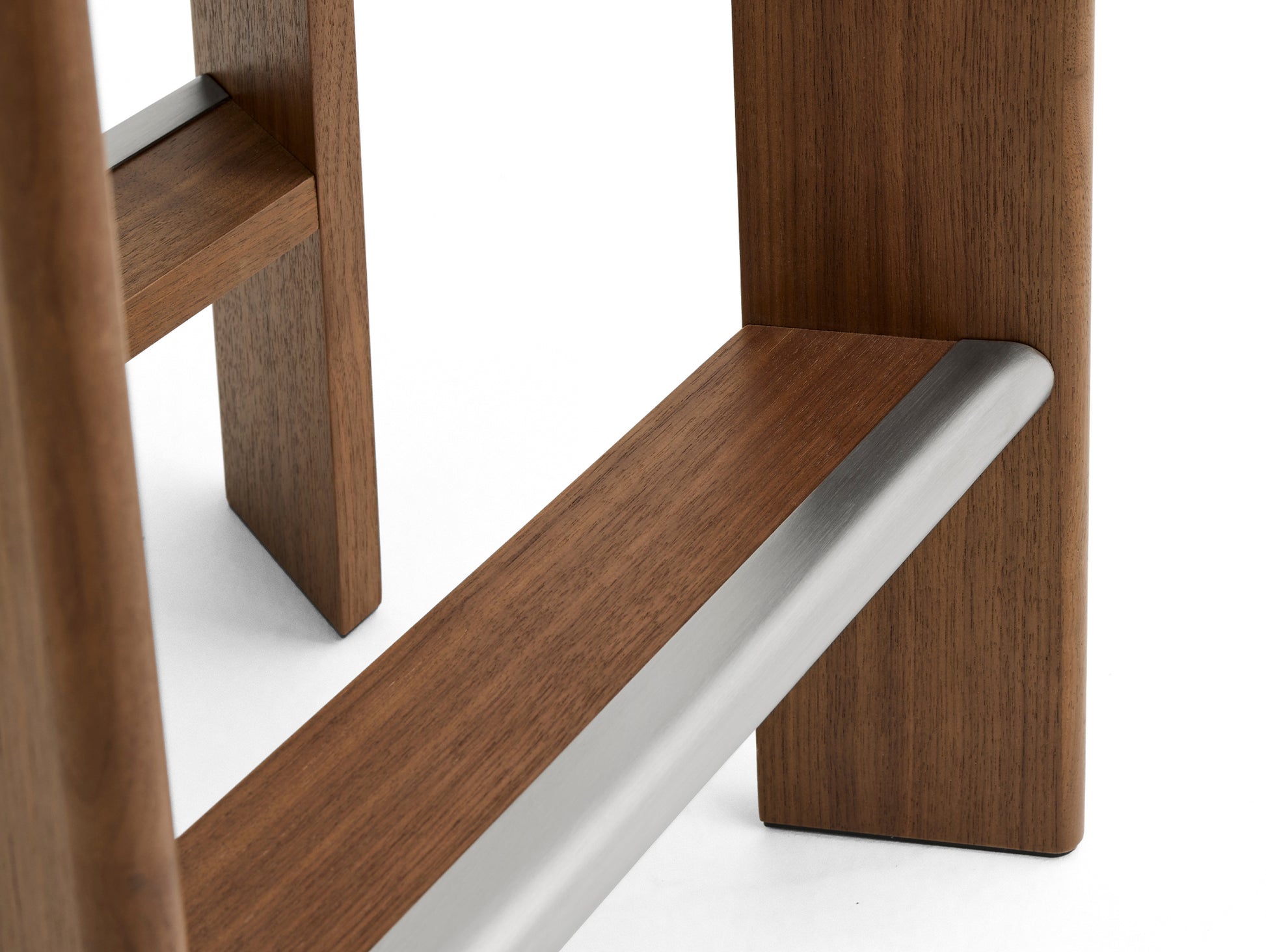 Chisel 30 Bar Stool by HAY - Lacquered Walnut