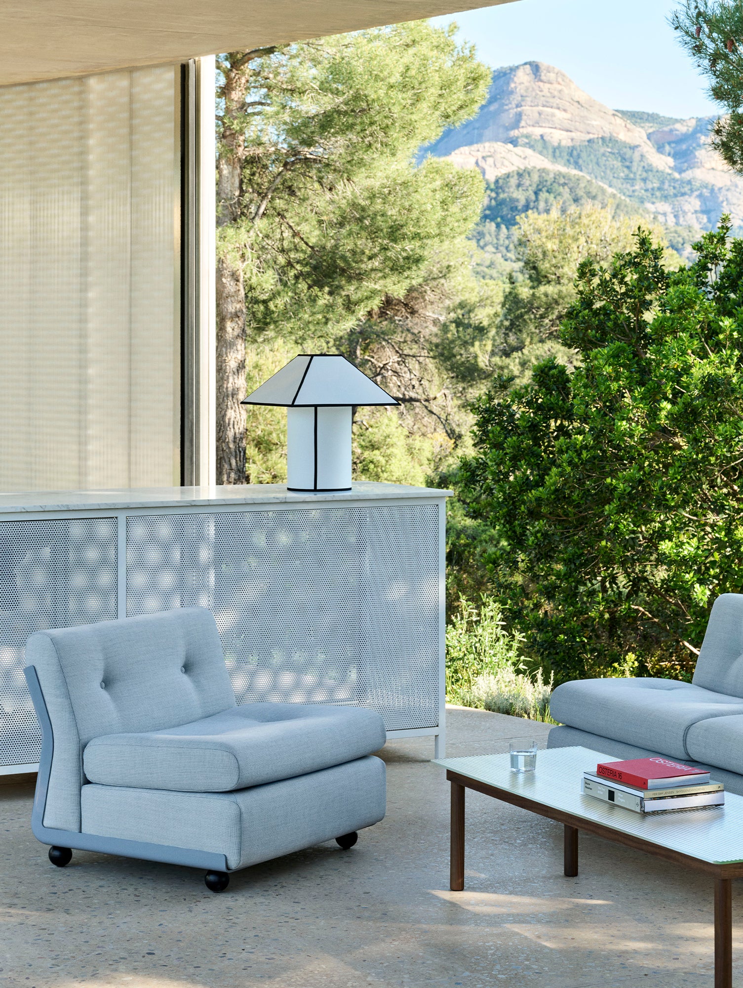 Ava Pyramid Table Lamp by HAY - Height: 50 cm