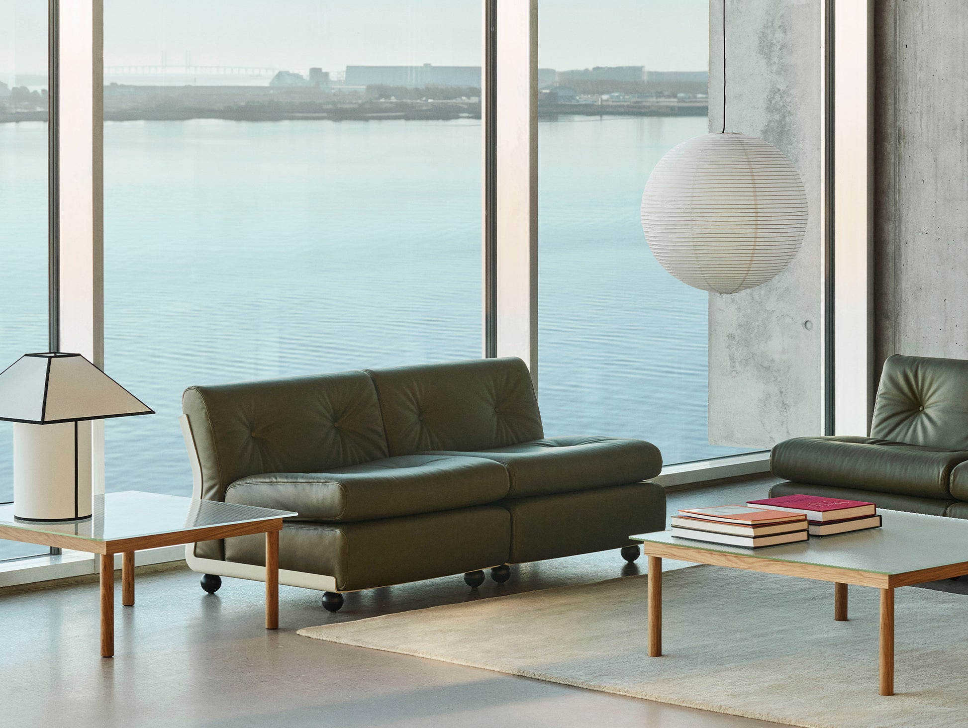 Ava Pyramid Table Lamp by HAY - Height: 50 cm