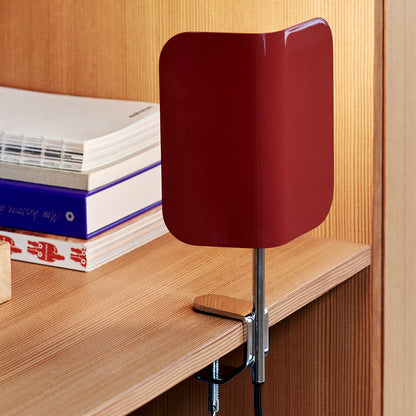 Apex Clip Lamp by HAY - Maroon Red