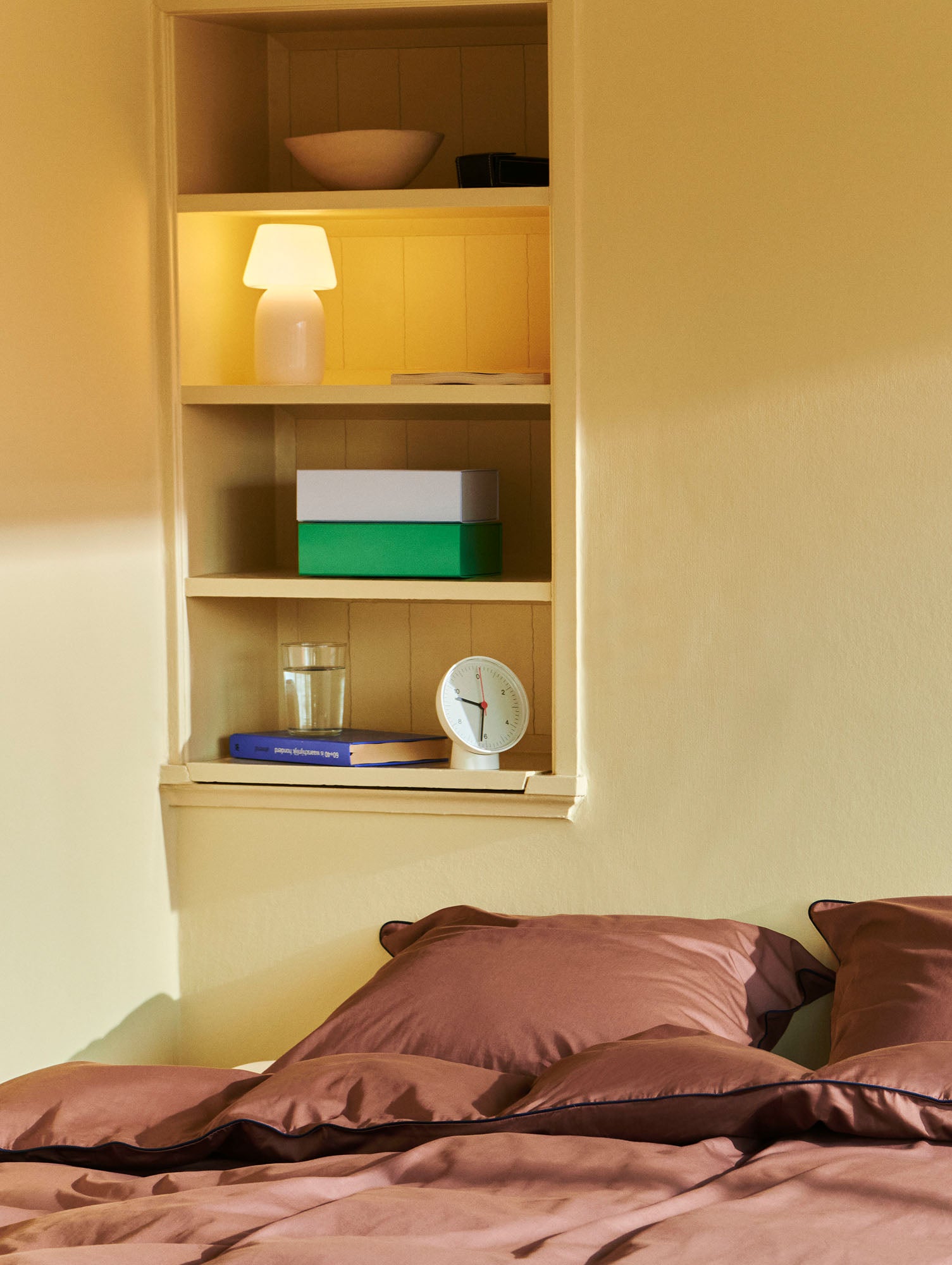 Table Clock by HAY - White