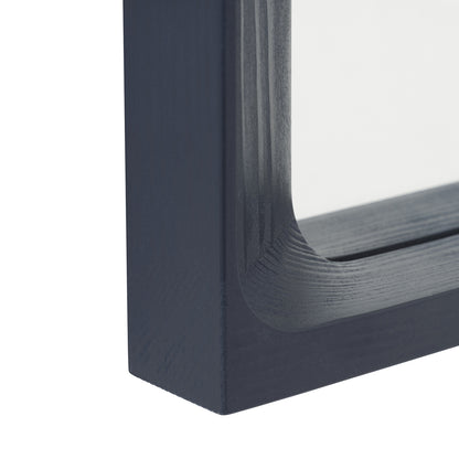 Arced Mirror by Muuto - Midnight Blue