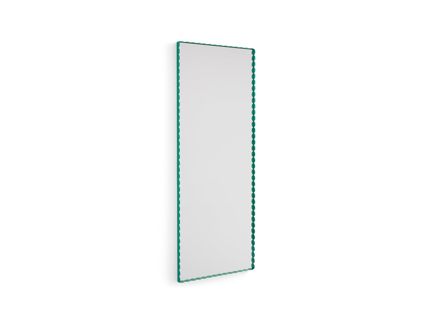 Arcs Mirror by HAY - Rectangle Medium (50 x 133.5 cm) / Green