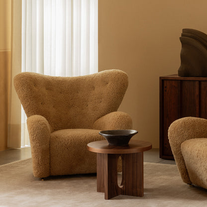 The Tired Man Lounge Chair by Audo Copenhagen - Sheepskin Honey