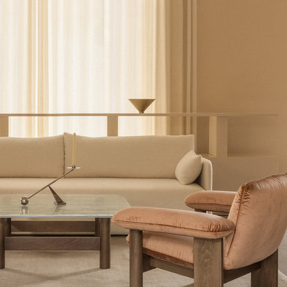 Brasilia Lounge Table by Audo Copenhagen - Dark Stained Oak
