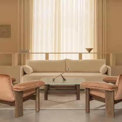 Brasilia Lounge Table by Audo Copenhagen - Dark Stained Oak
