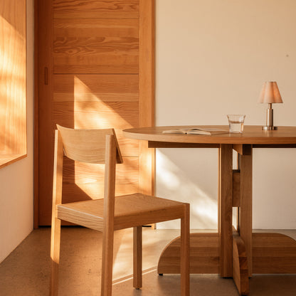 Puffin Round Dining Table (Solid Oak)