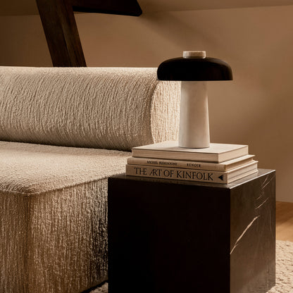 Plinth Cubic - Nero Marble - by Menu