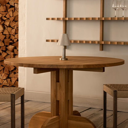 Puffin Round Dining Table (Solid Oak)