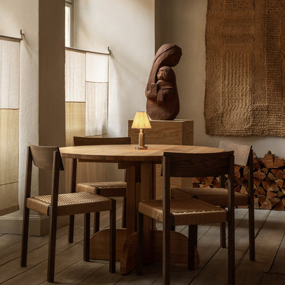 Puffin Round Dining Table (Solid Oak)