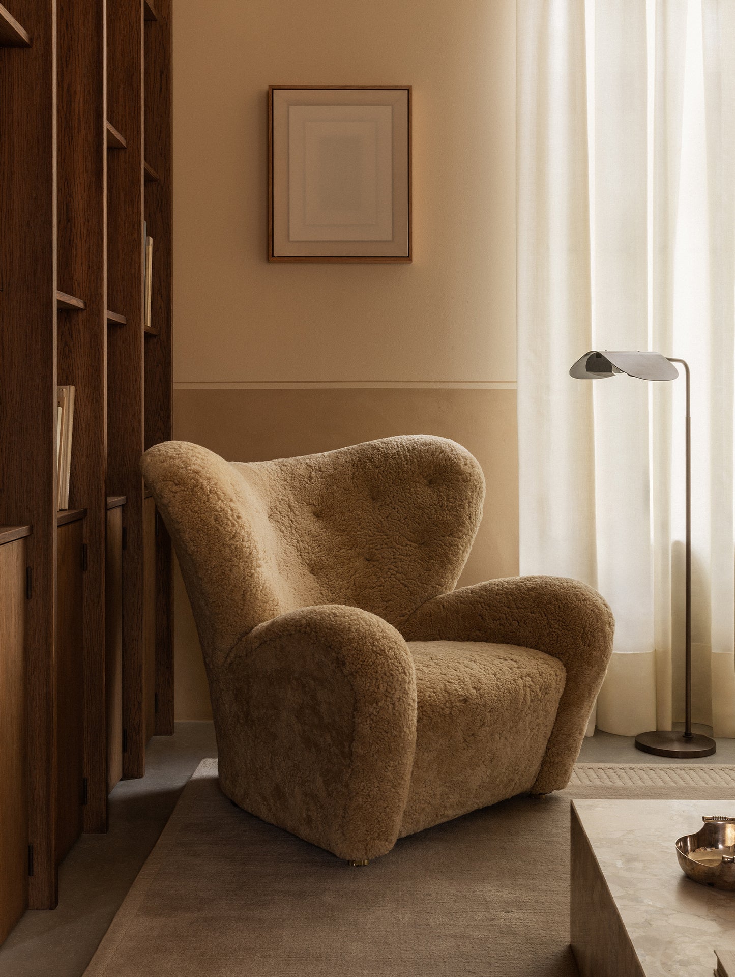 Wing Floor Lamp by Audo Copenhagen - Polished Aluminium